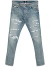 Amiri Ma Quad Skinny Jeans In Blue