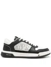 Amiri 'ma Quand' Black And White Low Top Sneakers With Logo Patch On The Tongue And Logo Lettering On The In Black