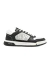 Amiri 'ma Quand' Black And White Low Top Sneakers With Logo Patch On The Tongue And Logo Lettering On The In White
