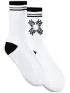 Amiri White & Black Ma Quad Socks In White