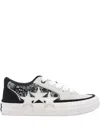 Amiri Sunset Skate Paisley-printed Suede Sneakers In Black
