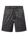 Amiri Black Ma Quad Swim Shorts In Black