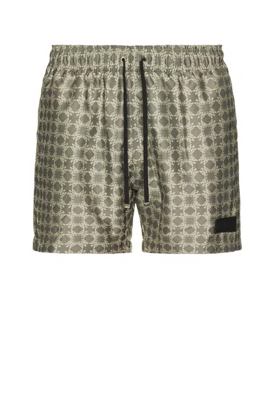 Amiri Ma Quad Swim Trunk In Green