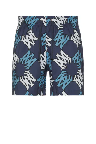 Amiri Ma Quad Swim Trunk In Midnight Blue