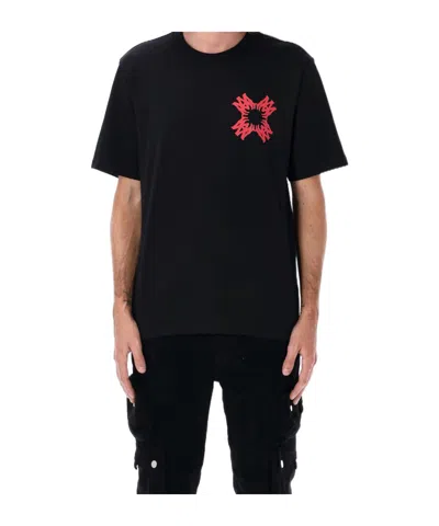 AMIRI AMIRI LOGO PRINTED CREWNECK T-SHIRT