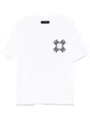 Amiri Ma Quad Printed Cotton T-shirt In White