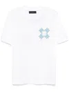 Amiri Ma Quad Printed Cotton T-shirt In White