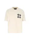 Amiri Ma Quad T-shirt In Yellow Cream