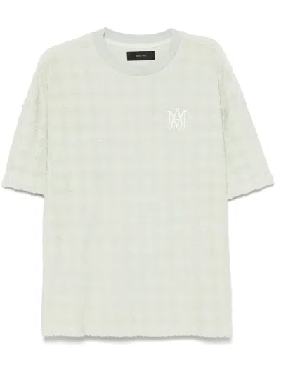 Amiri Ma Quad Towelling T-shirt In White