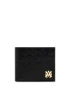 Amiri Logo Plaque Bifold Wallet In Black
