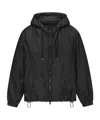 Amiri Ma Quad Monogram Hooded Jacket In Black