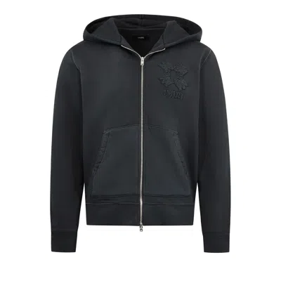 Pre-owned Amiri Ma Quad Zip Hoodie 'black' | Men's Size Xl