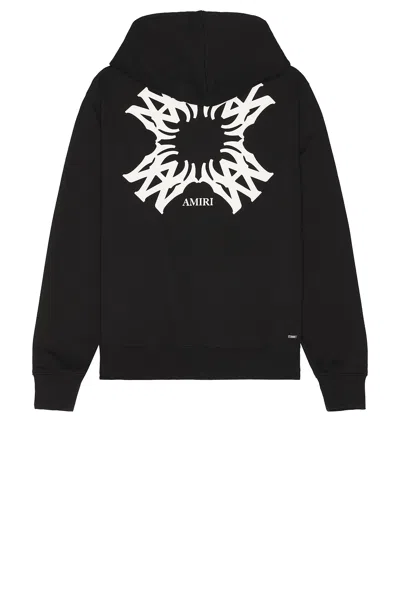 Amiri Ma Quad Zip Up Hoodie In Black