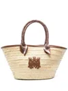 Amiri Ma Raffia Tote Bag In Brown