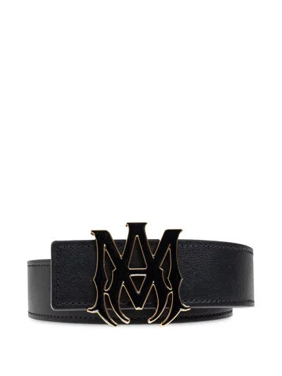 Amiri Ma Reversible Enamel Belt In Black