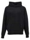 Amiri Hoodie Aspect Déchiré En Coton In Black