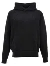 Amiri Hoodie Aspect Déchiré En Coton In Black