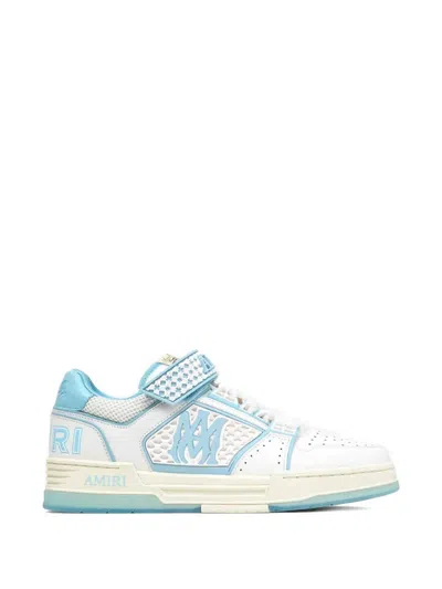 Amiri Ma Skyline Leather Sneakers In White