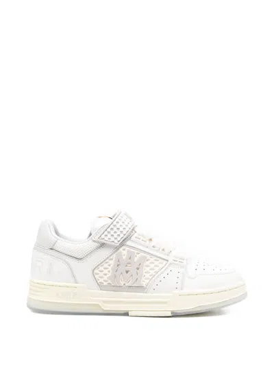 Amiri Skyline Sneakers Rubber Sole Perforated Toe Box In Nude