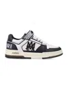 Amiri Men Two-tone Leather And Mesh Ma Skyline Sneakers In Black