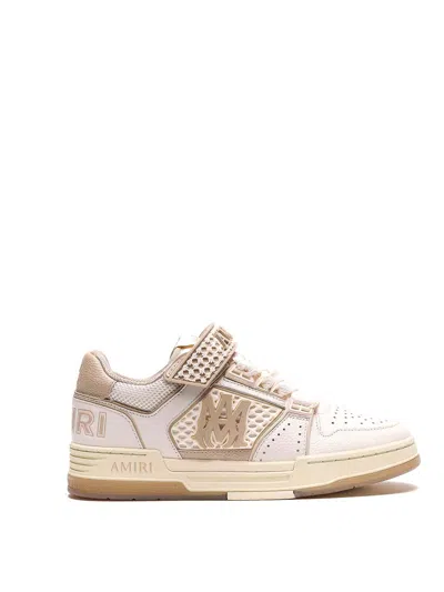 Amiri Men Two-tone Leather And Mesh Ma Skyline Sneakers In Multi
