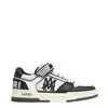 Amiri Men Two-tone Leather And Mesh Ma Skyline Sneakers In White