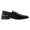 Amiri Ma Slip On Loafers -  - Leather - Black In Black