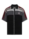 Amiri Men & Apos;s Knit Ma Icon Applique Short-sleeve Shirt In Black