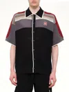 Amiri Men & Apos;s Knit Ma Icon Applique Short-sleeve Shirt In Multi