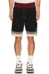 Amiri Drawstring Athletic Shorts In Black