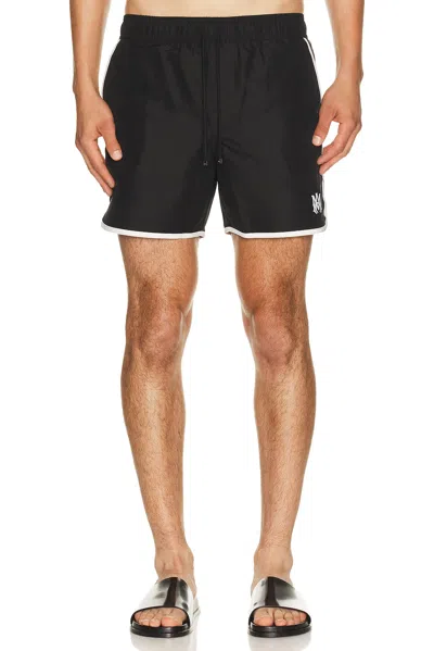 Amiri Ma Sporty Swimshort In Black