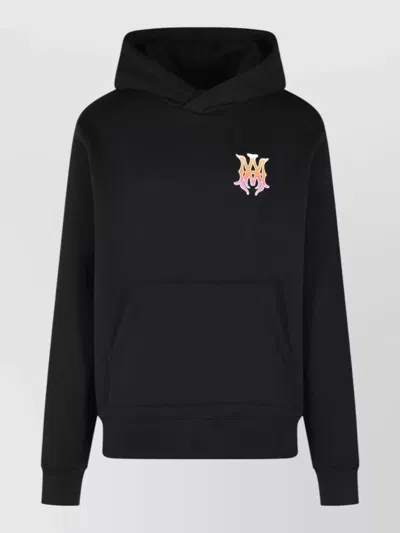 Amiri Ma Surf Hood Cotton Sweatshirt In Black