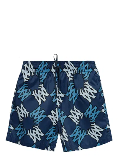 Amiri Ma Swim Shorts In Blue