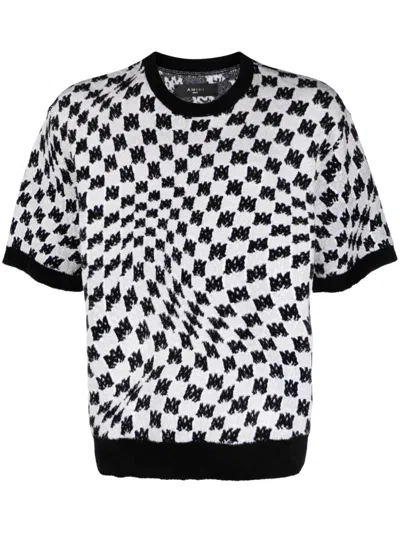 Amiri Logo-print Brushed T-shirt In White