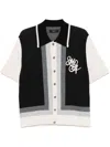 Amiri Ma Swirl Retro Shirt In Black