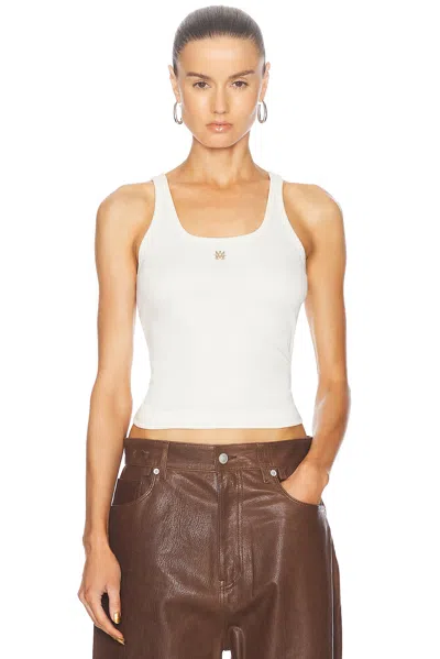 Amiri Ma Tank Top In Alabaster