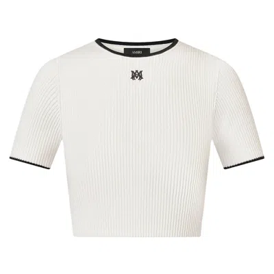 Pre-owned Amiri Ma Tee 'ivory' | Cream | Women's Size Xs In White