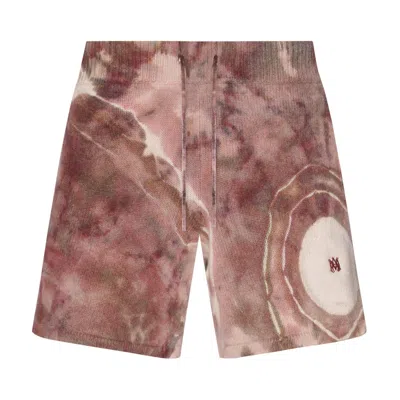 Pre-owned Amiri Ma Tie Dye Cashmere Shorts 'clay' | Multi-color | Men's Size Xxl