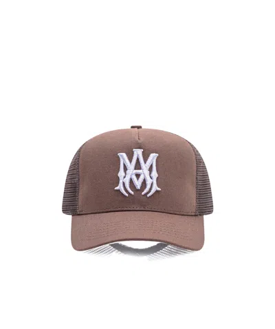 Amiri Ma Trucker Cap In Brown