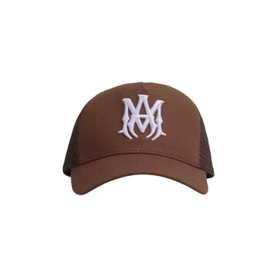 Pre-owned Amiri Ma Trucker Hat 'dark Brown' | Men's Size Onesize