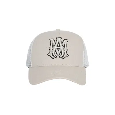 Pre-owned Amiri Ma Trucker Hat 'natural' | White | Men's Size Onesize