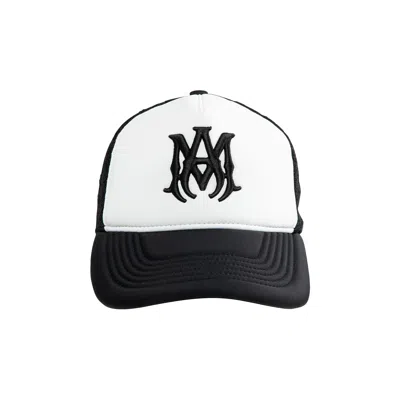 Pre-owned Amiri Ma Two Tone Trucker Hat 'black' | Men's Size Onesize