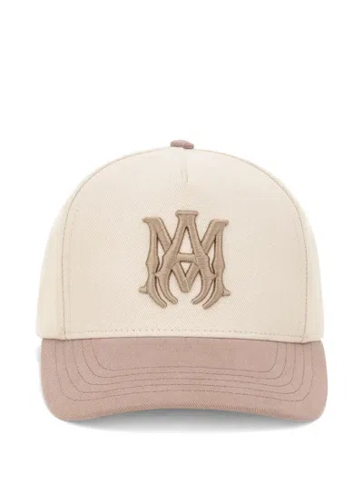 Amiri Ma Two-tone Cotton Hat In White