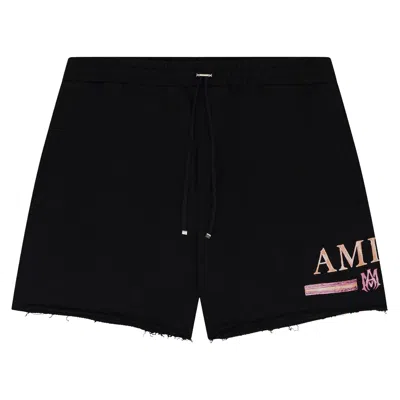 Pre-owned Amiri Ma Watercolor Bar Sweatshort 'black' | Men's Size Xxxl