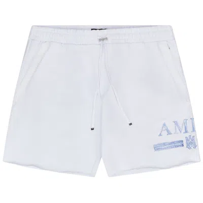 Pre-owned Amiri Ma Watercolor Bar Sweatshort 'white' | Men's Size Xxl