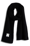 Amiri Ma Wool Scarf In Black