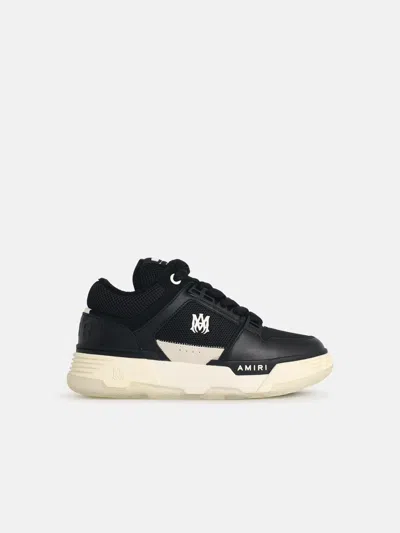 Amiri Leather Mesh Ma-1 Oversize Sneakers In Black