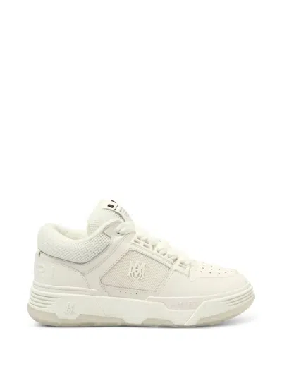 Amiri Ma-1 Panelled Leather Sneakers In Neutral