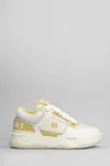 Amiri Ma1 Sneakers In Beige Leather And Fabric In Neutrals