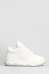Amiri Ma1 Sneakers In Leather And Fabric In White